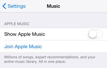 photo of How to hide the Apple Music subscription service & get back Playlists parent menu in iOS 8.4 image