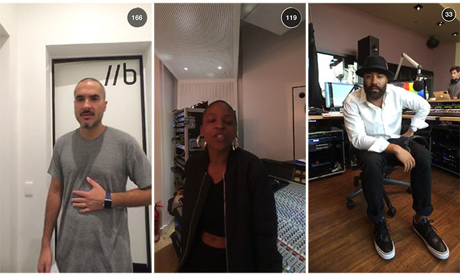photo of Apple promotes Beats 1 Radio in behind-the-scenes Snapchat story image
