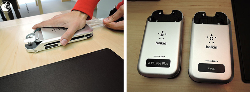 photo of Belkin's ScreenCare+ Application System for iPhone launches at US Apple Stores image